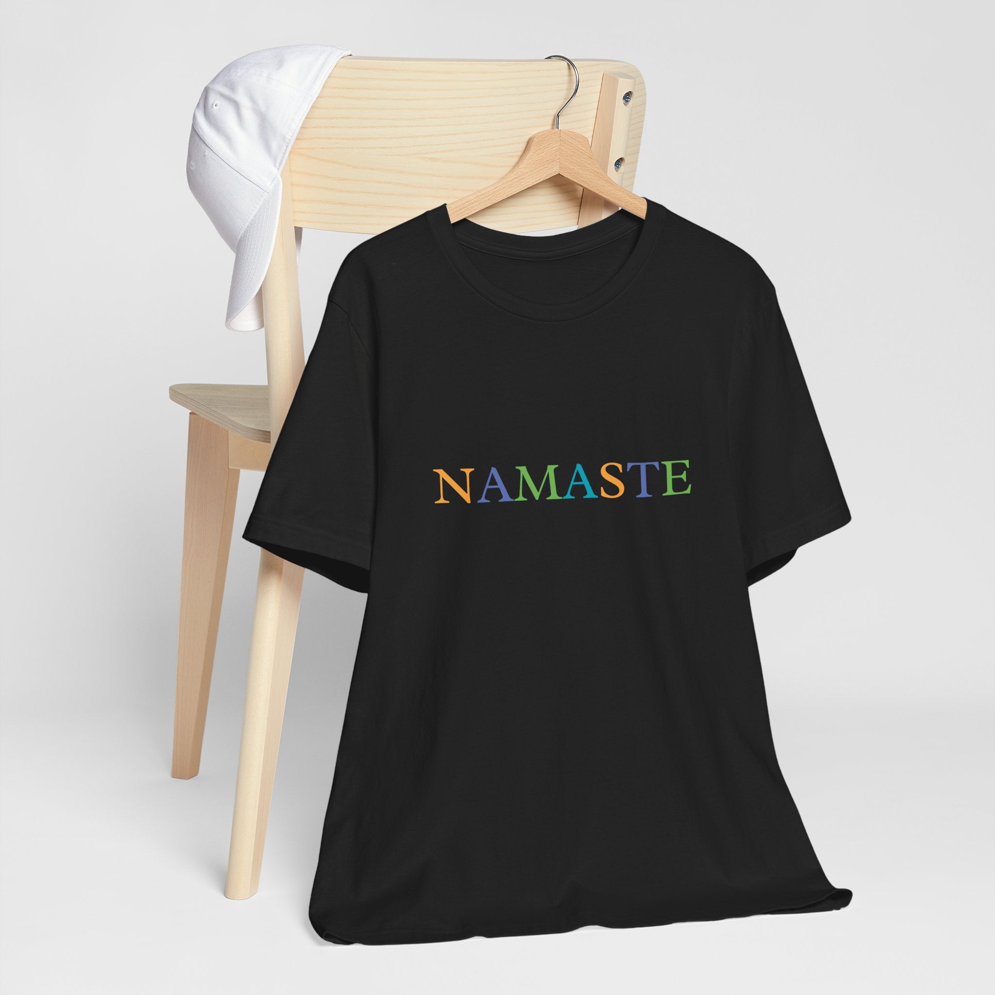 Tramunquiero NAMASTE Unisex T-Shirt with Crew Neckline